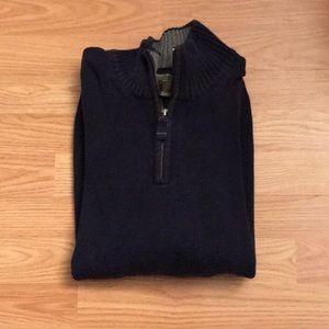 Men’s Navy Blue Eddie Bauer Half Zip Pull Over
